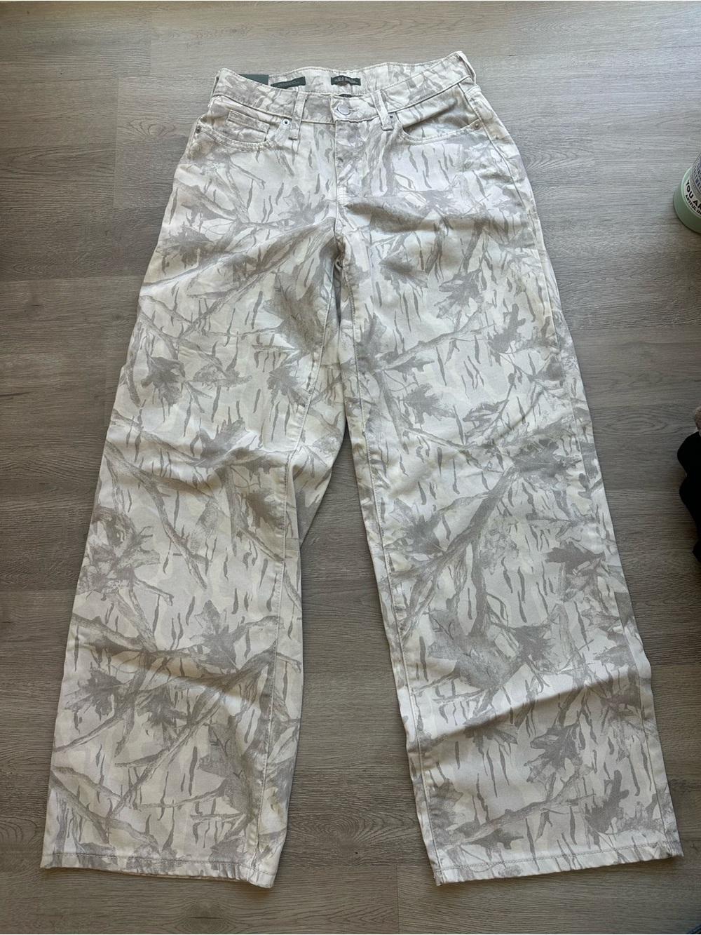 wild fable White & Light Gray Camo Cargo Pants